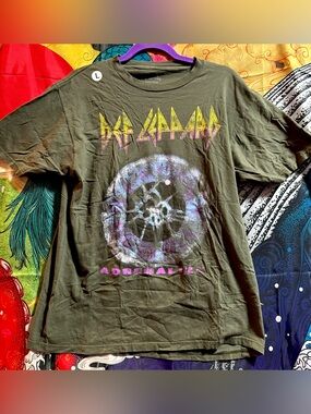 Def Leppard Adrenalize Band T-Shirt Size L